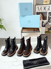 Load image into Gallery viewer, SE1725 Prada Leather Laced Booties / Size5-11
