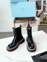 Load image into Gallery viewer, SE1725 Prada Leather Laced Booties / Size5-11
