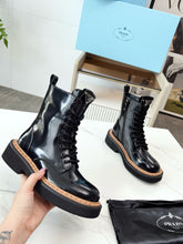 Load image into Gallery viewer, SE1725 Prada Leather Laced Booties / Size5-11
