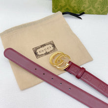 Load image into Gallery viewer, BL264 GG Marmont Thin Belt / 30mm/1.2inch
