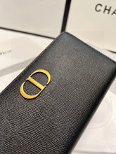 Load image into Gallery viewer, DR368 CD Icon Zipped Long Wallet / 8 x 4.5 inches
