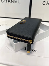 Load image into Gallery viewer, DR368 CD Icon Zipped Long Wallet / 8 x 4.5 inches
