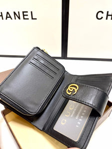 GC613 Medium Double G Wallet / 5.1"W x 3.3"H x 0.8"D