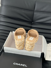 Load image into Gallery viewer, SE1590 Chanel Wedge Sandals / Size5-11
