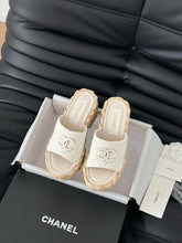 Load image into Gallery viewer, SE1591 Chanel Wedge Sandals / Size5-11
