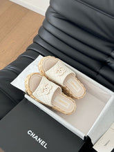 Load image into Gallery viewer, SE1591 Chanel Wedge Sandals / Size5-11
