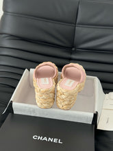 Load image into Gallery viewer, SE1592 Chanel Wedge Sandals / Size5-11
