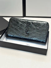 Load image into Gallery viewer, YSK325 Large Zip Wallet / 7.5 x 4.3 x 1 INCHES
