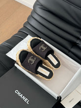 Load image into Gallery viewer, SE1593 Chanel Wedge Sandals / Size5-11
