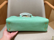 Load image into Gallery viewer, CC1402 Chanel 26S Crocodile-Embossed Tote Bag / 38 x 24 x 13 cm
