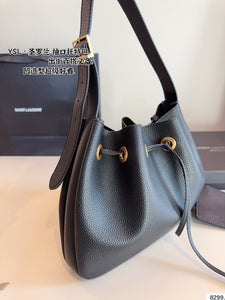 YSK379 Medium Bucket Bag in Calfskin / 12.2x13x6.1inch