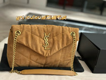 Load image into Gallery viewer, YSK380 Puffer Small in Suede / 11.4 x 6.6 x 4.3 inches
