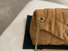Load image into Gallery viewer, YSK380 Puffer Small in Suede / 11.4 x 6.6 x 4.3 inches
