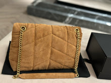 Load image into Gallery viewer, YSK380 Puffer Small in Suede / 11.4 x 6.6 x 4.3 inches
