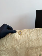 Load image into Gallery viewer, CC1403 Chanel Woven Tote Bag / Raffia &amp; Leather / 35 cm
