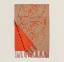 Load image into Gallery viewer, CLTH353 H Casaque Entrelacs Equestres Scarf / 40x195cm
