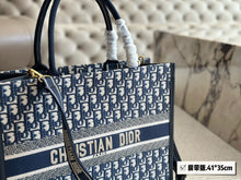 Load image into Gallery viewer, DR369 Medium/Large Dior Book Tote

