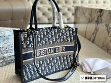 Load image into Gallery viewer, DR369 Medium/Large Dior Book Tote
