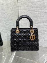 Load image into Gallery viewer, DR432 Medium Lady Dior Bag / HIGHEST QUALITY VERSION /  9.5x8.5x4.5inches
