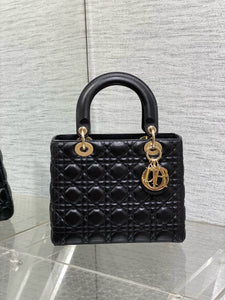 DR432 Medium Lady Dior Bag / HIGHEST QUALITY VERSION /  9.5x8.5x4.5inches