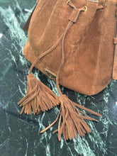 Load image into Gallery viewer, PD312 Cocoa Brown Suede Bucket Bag / HIGHEST QUALITY VERSION / 8.2x.2x4.7inch
