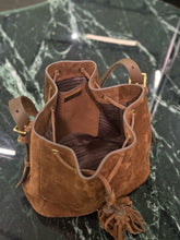 Load image into Gallery viewer, PD312 Cocoa Brown Suede Bucket Bag / HIGHEST QUALITY VERSION / 8.2x.2x4.7inch
