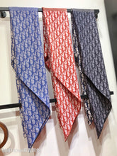 Load image into Gallery viewer, CLTH401 Dior Oblique Shawl / 55 x 55 inches
