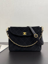 Load image into Gallery viewer, CC1409 Chanel 26C Suede Messenger Bag / HIGHEST QUALITY VERSION / 30 x 21.5 x 6 cm
