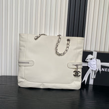 Load image into Gallery viewer, CCCC1412 Chanel Vintage Paris Graffiti Expandable Tote / 38 x 33 cm / HIGHEST QUALITY VERSION
