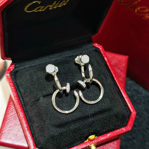 JW1011 Cartier, Juste un Clou Earrings Double