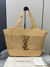 Load image into Gallery viewer, YSK467 Saint Laurent Icare Small Crochet Tote / HIGHEST QUALITY VERSION / 46 x 28 x 15 cm
