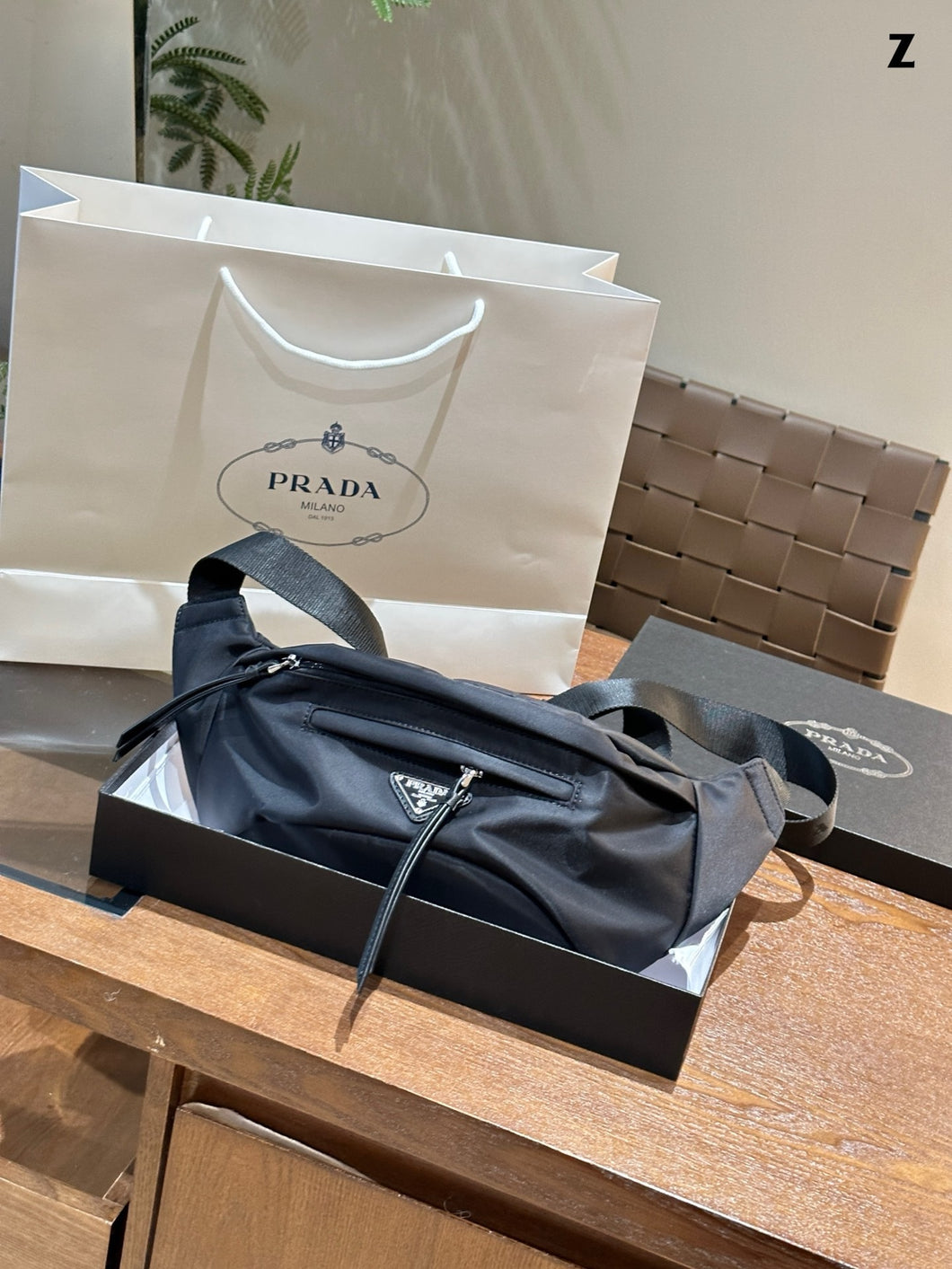 PD280 Padded Re-Nylon Belt Bag / 12.6x4.4x3.1inch