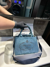 Load image into Gallery viewer, PD352 Large Linen Blend Handbag / 11.4x7.8x4.7inch
