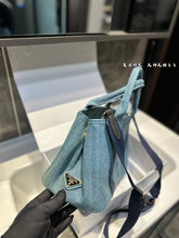 Load image into Gallery viewer, PD352 Large Linen Blend Handbag / 11.4x7.8x4.7inch
