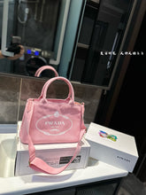 Load image into Gallery viewer, PD352 Large Linen Blend Handbag / 11.4x7.8x4.7inch
