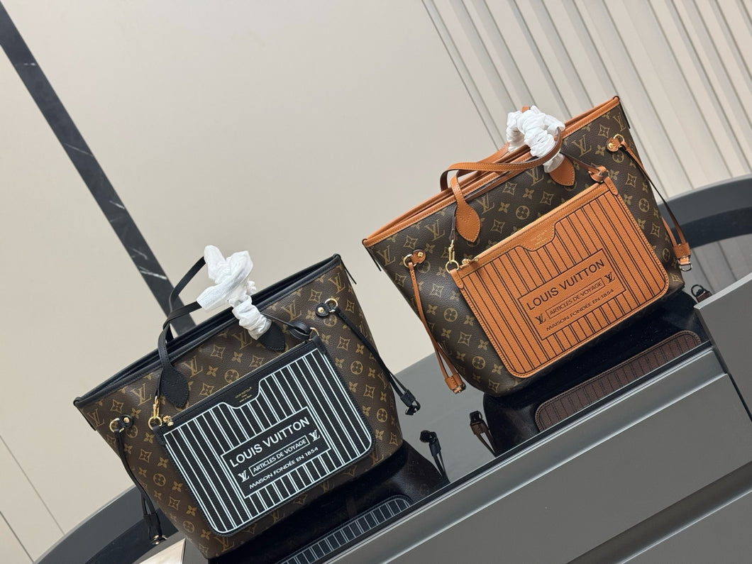 LB1215 Neverfull Inside Out MM / 12.2 x 11 x 5.5 inches