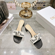 Load image into Gallery viewer, SE1747 Dior J'Adior Dentelle Bow High Heel Sandals / 4cm Heel / Size 5-11
