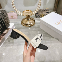 Load image into Gallery viewer, SE1747 Dior J'Adior Dentelle Bow High Heel Sandals / 4cm Heel / Size 5-11
