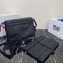 Load image into Gallery viewer, PD253 Re-Nylon Large Padded Shoulder Bag Set / 14.9x11x7.5inch
