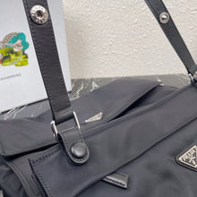 Load image into Gallery viewer, PD253 Re-Nylon Large Padded Shoulder Bag Set / 14.9x11x7.5inch
