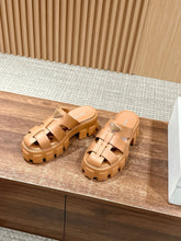 Load image into Gallery viewer, SE1599 Prada Monolith Rubber Mules / Size5-10
