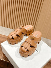 Load image into Gallery viewer, SE1599 Prada Monolith Rubber Mules / Size5-10
