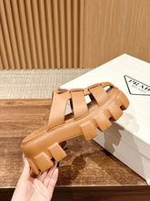 Load image into Gallery viewer, SE1599 Prada Monolith Rubber Mules / Size5-10
