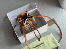 Load image into Gallery viewer, BUR123 Mini TB Bucket Bag / 6.5 x 4.3 x 7.3in
