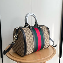 Load image into Gallery viewer, GC672 Ophidia Medium Top Handle Bag / 13x8.6x7.1inch
