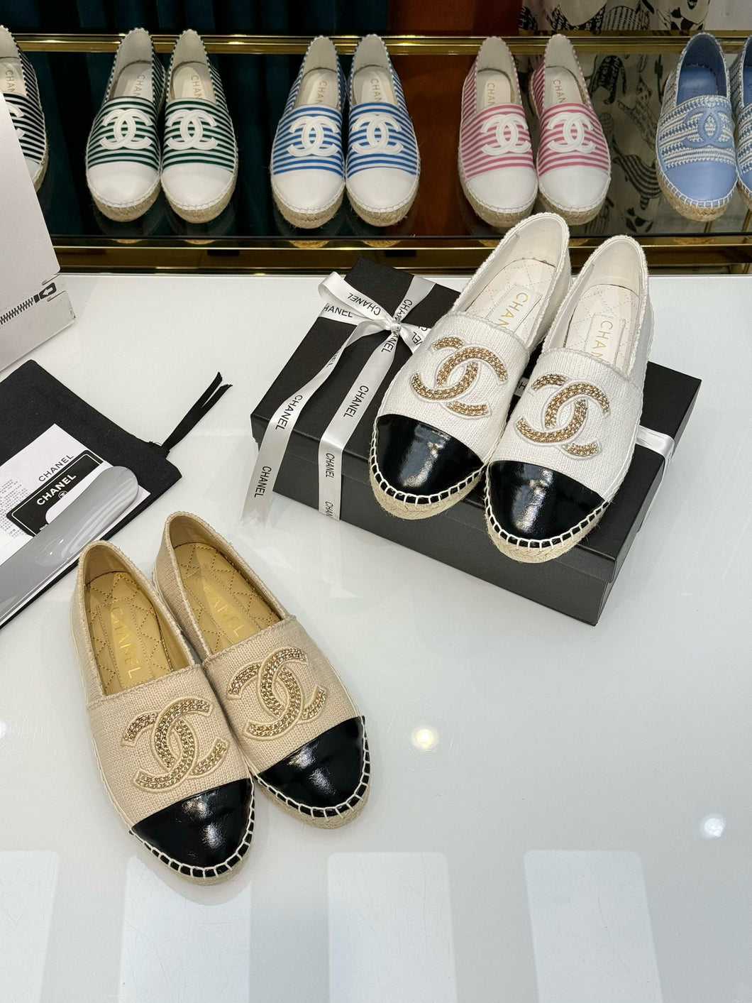 SE1466 Chanel Espadrilles / Size4-11