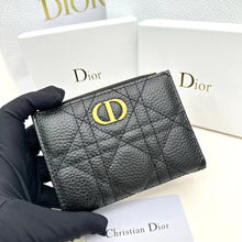 Load image into Gallery viewer, DR372 Dior Caro Dahlia Wallet / 4.5 x 3.5 x 1 inches
