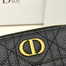 Load image into Gallery viewer, DR372 Dior Caro Dahlia Wallet / 4.5 x 3.5 x 1 inches
