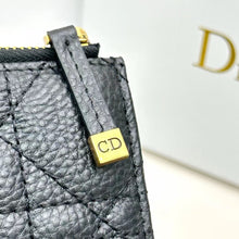 Load image into Gallery viewer, DR372 Dior Caro Dahlia Wallet / 4.5 x 3.5 x 1 inches
