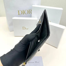 Load image into Gallery viewer, DR372 Dior Caro Dahlia Wallet / 4.5 x 3.5 x 1 inches

